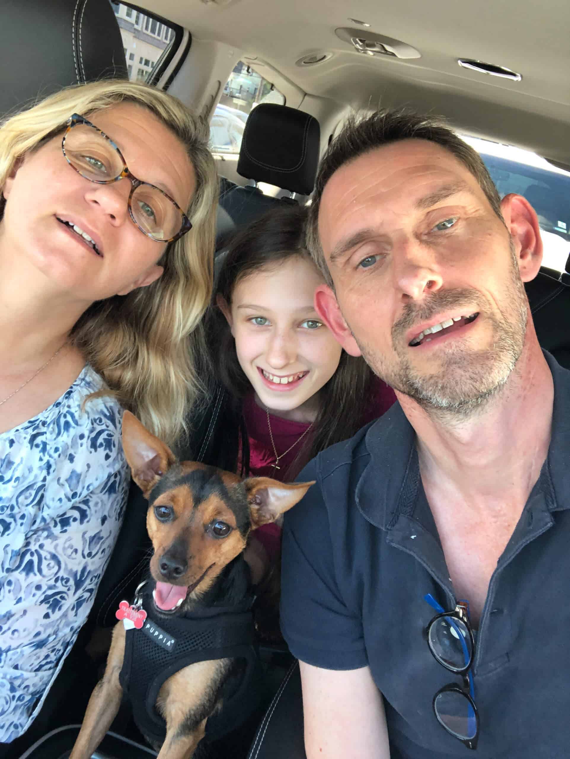 Marie et sa famille à Boston